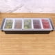 thumbnail image 3 of Moyic Caja de almacenamiento Estuche de condimentos Accesorios para el hogar Utensilios de bar Contenedor de frutas conveniente Suministros Cocina y Comedor 5 rejillas, 3 of 5