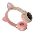 thumbnail image 3 of Cute Ear Bluetooth 5.0 Auriculares con cancelación de ruido LED Auriculares de 3,5 mm con micrófono Inevent EL4101-02, 3 of 6