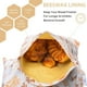 thumbnail image 4 of Aparatos de cocina, accesorios de cocina, utensilios de cocina, herramientas de cocina. Bolsa de pan de cera de abejas de grado alimenticio. Bolsa de algodón y lino reutilizable para conservar masa ma, 4 of 6