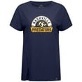 thumbnail image 2 of Women's Levelwear  Navy Nashville Predators Influx Banner Arch T-Shirt, 2 of 3