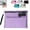 Purple, variant on angwZhi,Portable Lock Box,Cash Box With Money Tray And Lock,Beach Lock Box,Smell Proof Pouch,Portable Travel Safe,Locking Medicine Box,Lock Bag