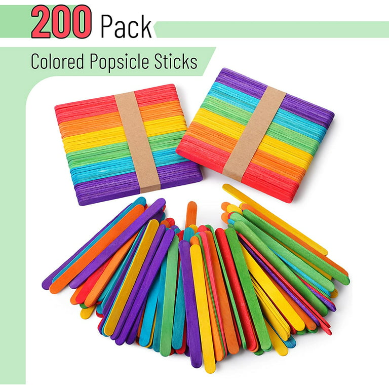 Colored Craft Stick (100/Pack) 24 Packs