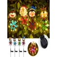 thumbnail image 6 of Solar Lights Christmas Solar Christmas Light LED Snowman Penguin Ground Lamp Outdoor Garden Decoration Lamp Solar lLghts Outdoor Waterproof, 6 of 9