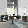 thumbnail image 6 of Jefferson Engineered Wood Executive Desk with Power in Espresso Finish, 6 of 11