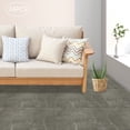 thumbnail image 4 of Wildnix Self Adhesive Floor Tiles, High-Quality PVC with Flame Retardant Layer, Waterproof, Fireproof, 24 PCS Set, Easy to Install and Clean, Beautiful Stone Grain Design, 4 of 6