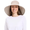 thumbnail image 1 of Sombrero Solbari de lino de algodón ultraancho UPF 50+ para mujer, 1 of 7