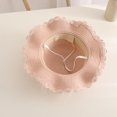 thumbnail image 3 of LIIPEE Kids Hats Casual Summer Bow Mesh Decoration Sunshade Straw Hat With A Bag Children Comfortable Breathable Soft Cute Daily Sun Hat,One Size, 3 of 4