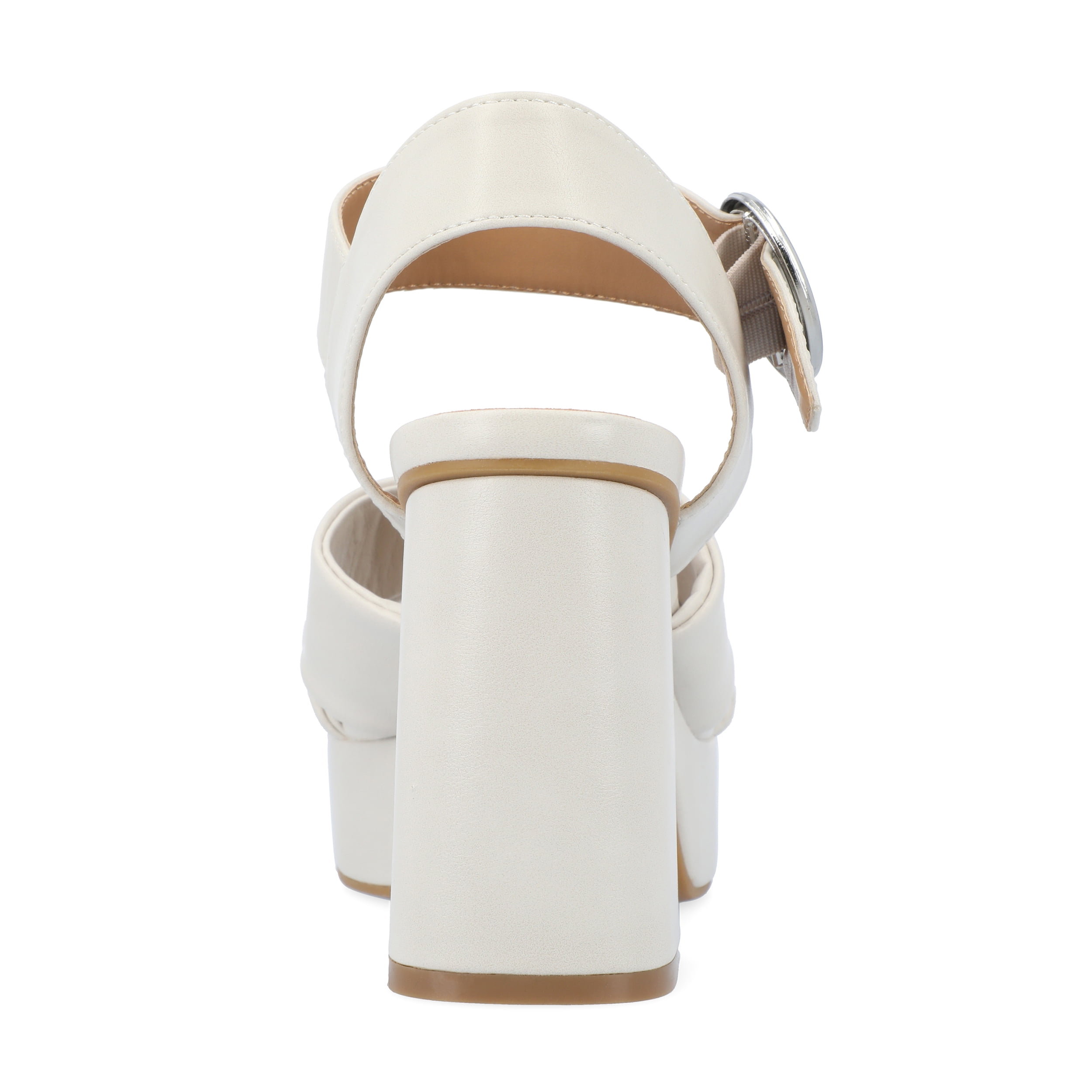 Journee Womens Akeely Mid Heel Platform Dress Sandals