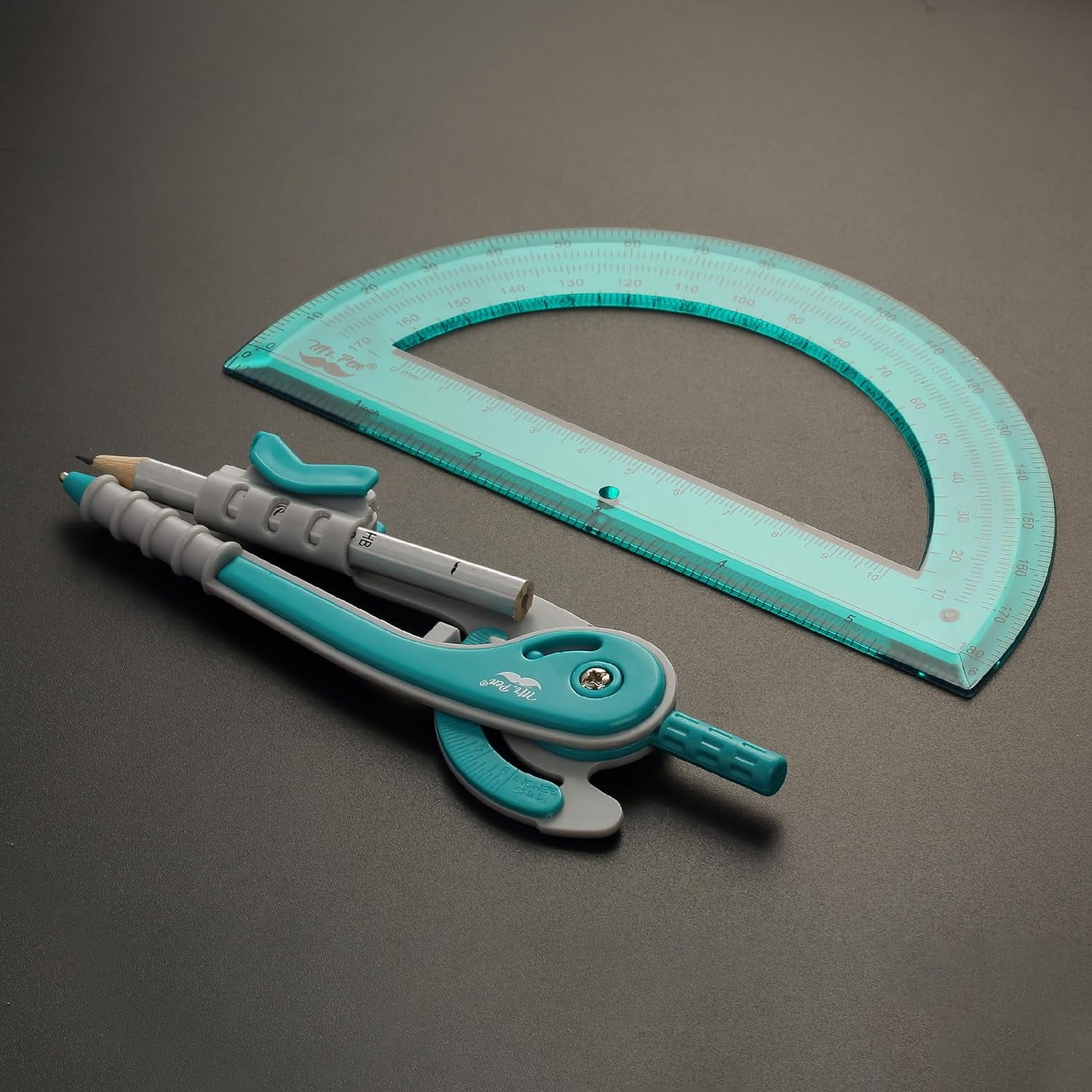 Mr. Pen Compasses & Protractors In Rulers
