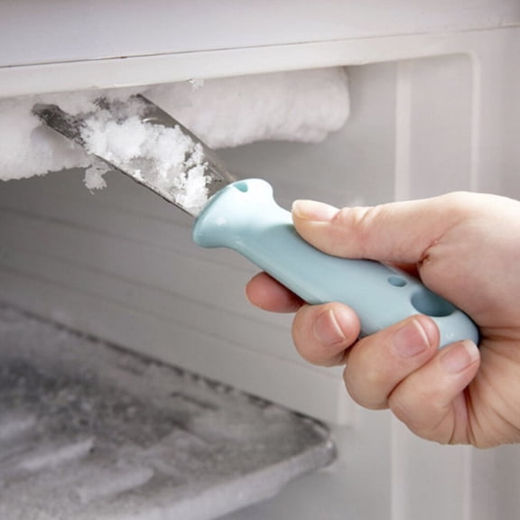 ETEREAUTY 3-Piece Ice Scraper Shovel Set for Refrigerator and Kitchen Use with Hanging Hole, Assorted Colors