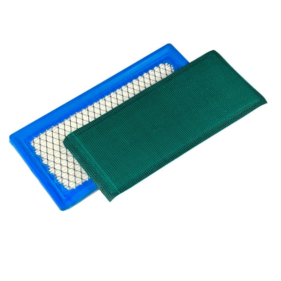 HQRP Flat Cartridge Filter with Pre-filter for Briggs & Stratton 185400, 187400, 235400, 245400, 247400 Series Vanguard Engines, 710266 710268