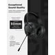 thumbnail image 4 of Auriculares con cable para juegos Lenovo H110, volumen de micrófono de 3,5 mm, negro, 4 of 6