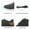 DARK/GREY, variant on Men Fashion Sneakers Street Basics Comfort Casual Walking Shoes For Men ZERO-01 DARK/BLUE Size 9
