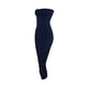thumbnail image 4 of Vestido de tubo con cuello barco para mujer Vestido de verano sin mangas de color sólido, azul oscuro, L sidaley AP1097-18B, 4 of 7