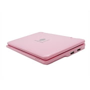 T&C 7 Inch Portable Kids Laptop Computer Powered by Linux-Android 12 Operating System- Pink