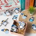thumbnail image 4 of Sticky Notes Xqumoi, paquete de 30 diseños de pingüinos de invierno, 4 of 6
