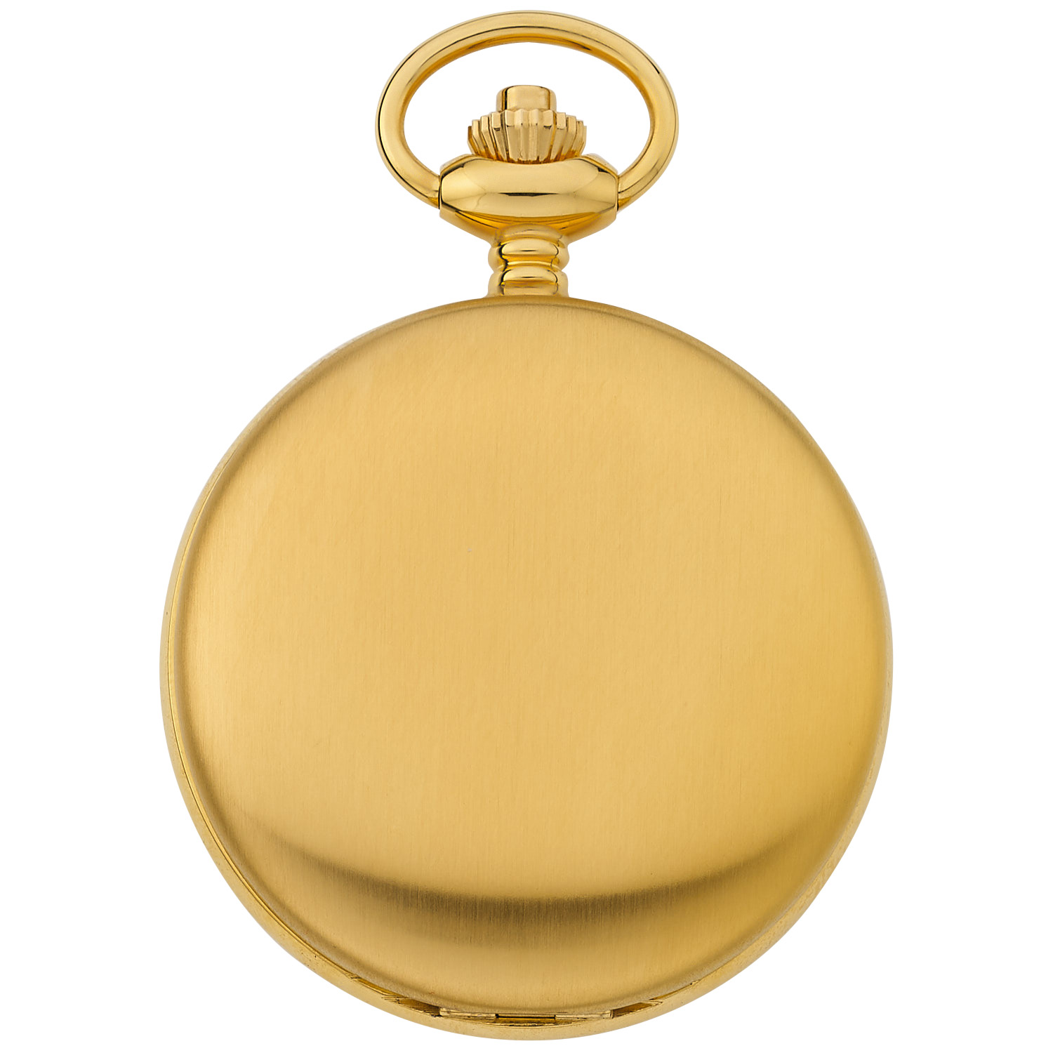 Gotham Men's Railway Classic Gold-Plated Stainless Steel Analog Quartz  Day/Date Hunter Pocket Watch # GWC14110G