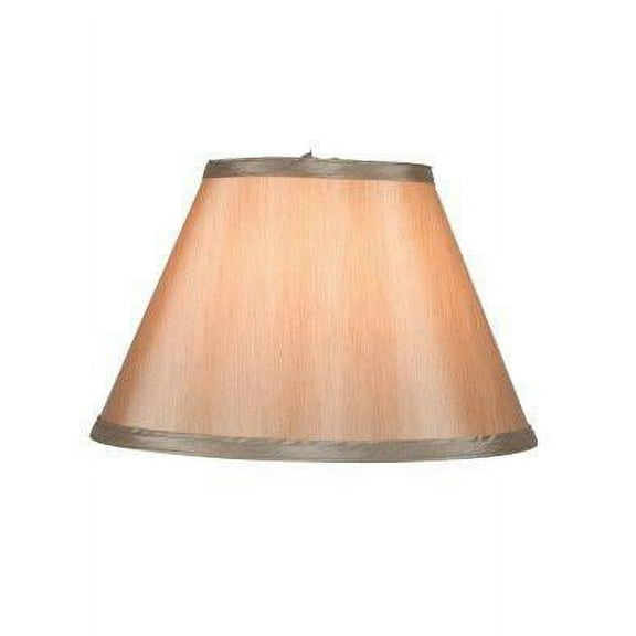 Tan Silk 12 inch Washer Shade with Conversion Kit