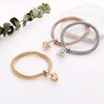 thumbnail image 5 of 3 unids/set multicapa mariposa corazón elefante encantos cadena pulsera cristal pulsera elástica para mujeres niñas joyería Feliz Sencillez, 5 of 5