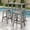 grey, variant on Cobiod Bar Stools Set of 2 Chairs,Saddle Bar stools with Curved Surface,Kitchen Counter Seat with Footrests,HDPE All-Weather for Patio, Garden and Kitchen–Navy