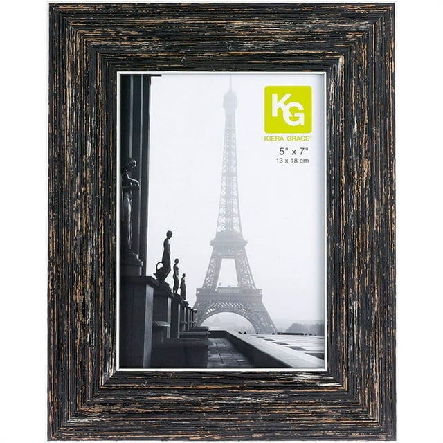 Kiera Grace Brown Emery Engineered Wood Wall & Tabletop Picture Frame