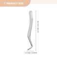 thumbnail image 2 of AURARMLET 2Pcs Ergonomic Eyelash Tweezer Professional Stainless Steel Lash Applicator for Makeup Use, 2 of 8