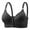 Black, variant on Bigersell Sports Bras for Women Plus Size Upgrade Women's Solid Color Underwire Oversized Gathering Underwear Daily Bra Sports Bra Style F-1102 Pinks L