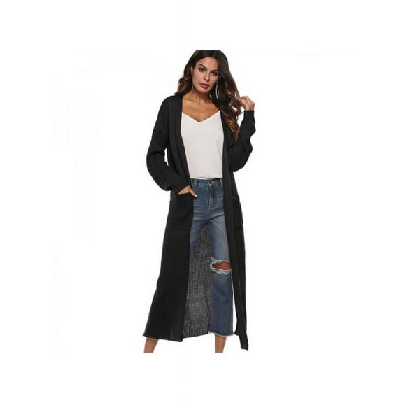 Casual Women's Long Sleeve Loose Knit Open Front Cardigan