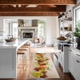 thumbnail image 6 of Fall Fruit Kitchen Rugs Set 2 Piece Vintage Farmhouse Decorative Rug Runner for Kitchen Low-Profile Floor Mats Decorations for Home Kitchen (17"x48"+17"x30"), 6 of 6