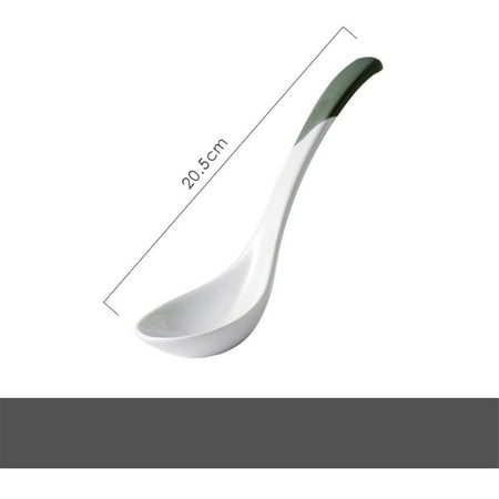 

Homeex Light Luxury Tableware And Tableware Set Household Plate Combination Nordic Japanese Net Red Soup spoon Light green