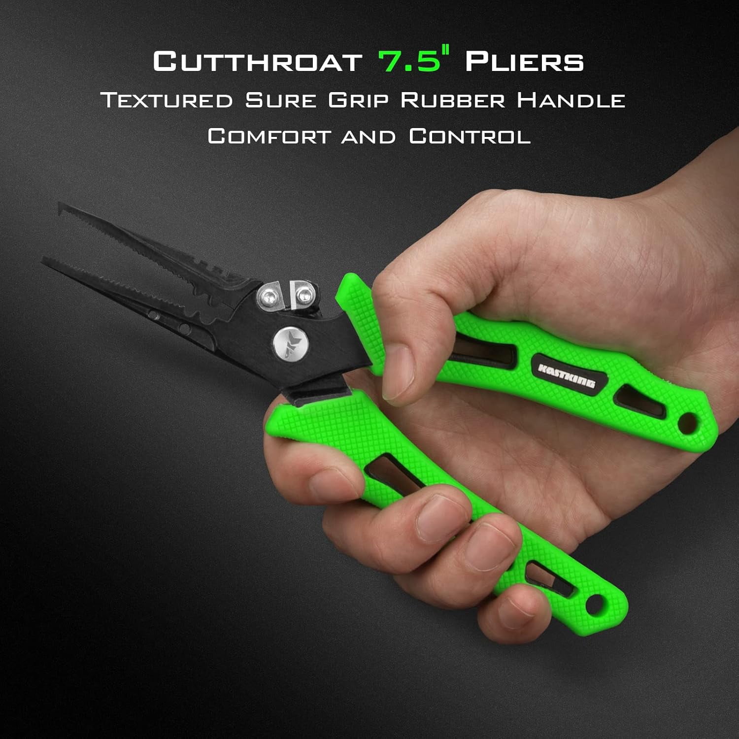 KastKing Cutthroat 7.5" Fishing Pliers & 5" Braid Scissors Set