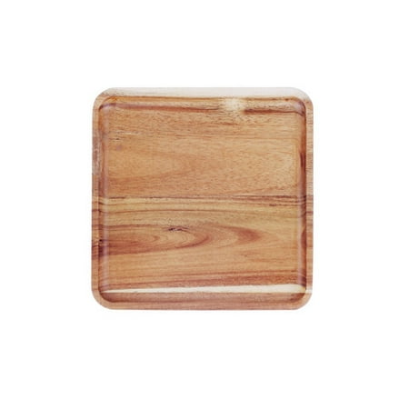

Ame 1PC Household Acacia Wooden Tray Rectangular Coffee Breakfast Bread Tray Fruit Dessert Tray Wooden Tableware