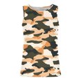 thumbnail image 3 of BiZtdJrK Ofertas de Hoy en Liquidación, Men's Basic Tank Top Camo Printed Summer Casual Sleeveless Shirts Quick Dry Lightweight Military Training Hiking Tops White XXXXL, 3 of 5