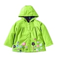 thumbnail image 2 of jjayotai Girls Clothe Jacket Kids Raincoat Coat Hooded Outerwear Children Clothing Jacket Green 18 Months, 2 of 4