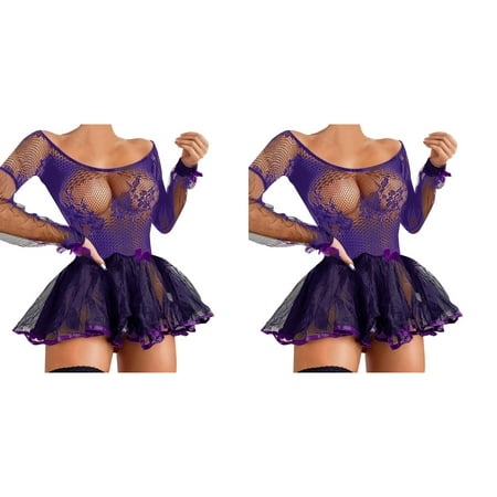 2 Pack Women Lace Lingerie Mesh Lingerie Underwear Dress Lingerie for plus Size Women Rhinestone Stockings for Women Lingerie Maternity Camisole Short Pajamas Exotic Lingerie