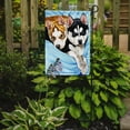 thumbnail image 2 of Snow Angels Siberian Husky Garden Flag, 2 of 3