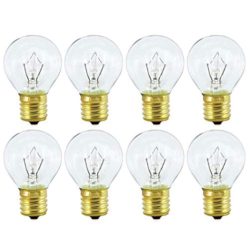 6 Pack 25 Watt Lava Lamp Light Bulb Replacement S11 E17 Base 120 Volt 14.5 Inch 