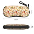thumbnail image 2 of KLL Fall Pumpkin Print Eyeglass Case for Men & Women's Classy Travel Eyewear Holder Case Zipper Eyeglasses Case With Hook, 2 of 6