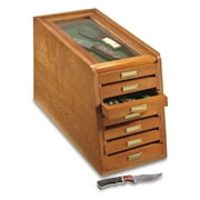 CASTLECREEK Collectors Cabinet Display Case Oak