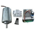 thumbnail image 2 of Air cooled 0.2kw CNC spindle Motor/ Motor Kit 200W Spindle Motor + Power Supply speed governor For Engraving, 2 of 7