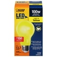 thumbnail image 2 of Feit Electric A19100/BUG/LED 100W EQ Non DM LED Light Bulb , Yellow, Pack of 1, 2 of 2