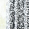 thumbnail image 5 of Half Price Drapes Floral Printed Botanic Grey Room Darkening Curtains for Bedroom(1 Panel),50W X 84L, 5 of 10