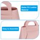 thumbnail image 3 of 10Pcs Cajas de Regalo de Cuero PU con Asas, Bolsa de Favor de Fiesta de 6 x 3 x 6 Pulgadas con Cinta, Rosa, 3 of 7