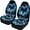 Blue Butterfly Flowers, variant on Yuyamidu Highland Cow Car Seat Covers Set Brown Cow Print Automotive Seat Covers Waterproof Bucket Seat for Women Car Interior Accessories 2 PCS Set