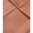 thumbnail image 2 of Gingham Checked Fabric by The Yard – 1/8” Poly Cotton Poplin, 60” Wide – Checkered Fabric for Tablecloths, Dresses, Curtains, Crafts – Multiple Colors – Sew The Trend (10 Yard, Orange), 2 of 5