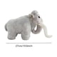 thumbnail image 3 of Peluche de mamut lanudo | Peluche prehistórico realista con pelaje suave y tierno | Regalo educativo de dinosaurio para niños pequeños, 3 of 6