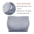 thumbnail image 2 of 3PC Plus Size Strapless Bras for Women Bandeau Tube Refined Contour Seamless Removable Padded Mixed Colors Womens Bralettes 2024, 2 of 8