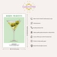 thumbnail image 3 of Eastern Print Dirty Martini Cocktail Poster Art, Bar Cart Liquor Poster, Bar Art, Drinks Art Home Decor For Bar, Pub, Kitchen, Club, Cocktail Prints, Bar Posters (UNFRAMED) 8x12, 11x14, 3 of 4