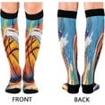 thumbnail image 2 of FREEAMG Baseball Compression Socks Women Men Knee High Stockings for Sports,Running,Travel 1Pair, 2 of 7