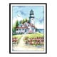 thumbnail image 2 of Seaside Lighthouse - Kit de Estampado, Manualidades de Bricoje Y Kit de Puntos de para Principiantes, Niños, Adultos, , BLESIY Lindos Kits de Punto de Cruz Estampados, 2 of 8